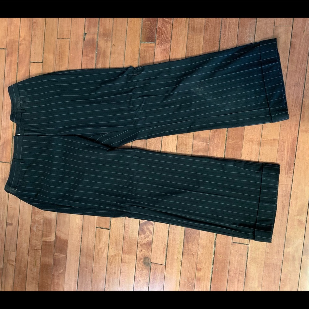 Pin-Stripe Wide Leg Pants from Lane Bryant - 16